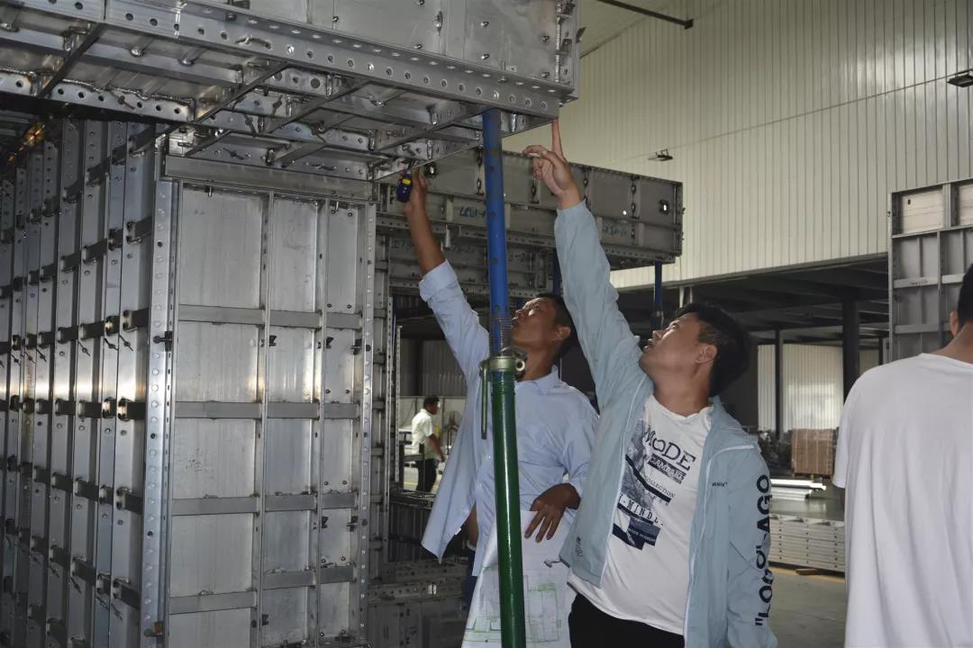 恭贺太阳集团tyc5997铝模板房山项目顺利通过出厂验收!