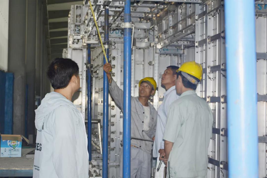 恭贺太阳集团tyc5997铝模板房山项目顺利通过出厂验收!